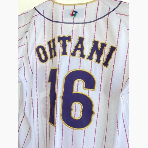 侍ジャパン (サムライジャパン) 応援グッズ SIZE M ホワイト 大谷翔平【16】 ユニフォーム 2023WBCホームユニフォーム