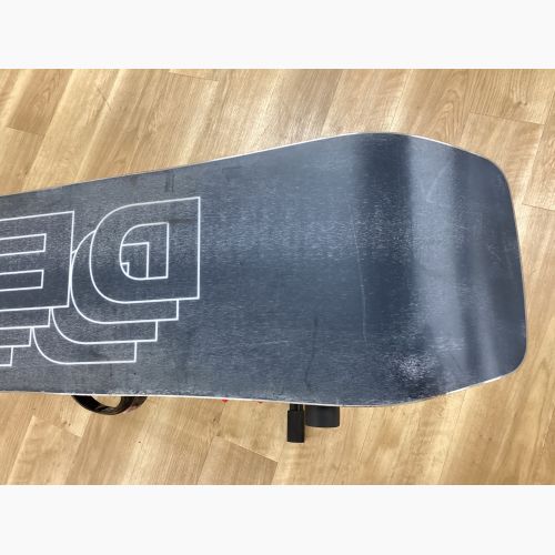 DEATH LABEL (デスレーベル)BLACK BOX ビンディング付(BURTON CUSTOM)　 スノーボード板 153cm ブラック 21-22年モデル 2x4 キャンバー