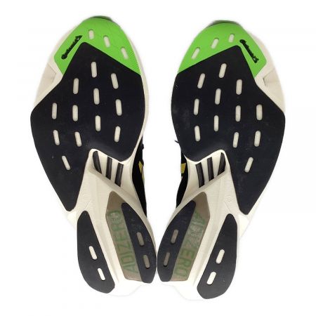 【未使用品】adidas adizeroブラック/グリーン/パープル adidas (アディダス) ランニングシューズ メンズ SIZE 28.5cm