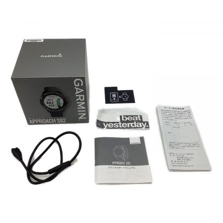 GARMIN (ガーミン) ゴルフGPSナビ ブラック 箱・充電ケーブル・取説付 APPROACH S62