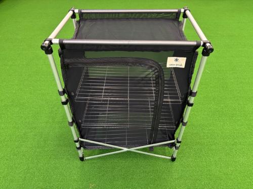 Snow peak (スノーピーク) システムラック ブラック 廃盤品 CK-022 ネットラックスタンド