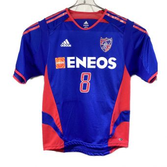 FC東京 (エフシートウキョウ) サッカーユニフォーム SIZE M ブルー×レッド 藤山 竜仁【8】 05-06年 adidas