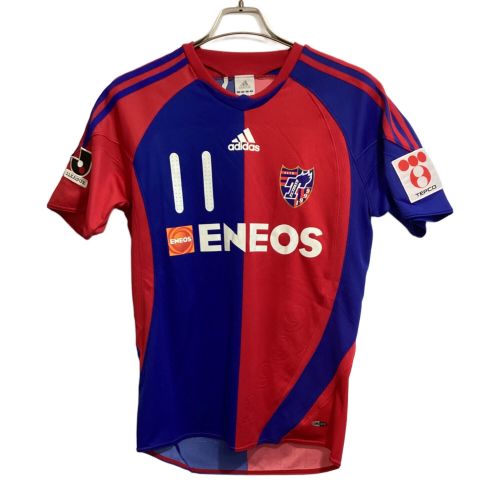 FC東京 (エフシートウキョウ) サッカーユニフォーム SIZE M ブルー×レッド ※アマラオ【11】ネーム入 2008-2009ホーム adidas