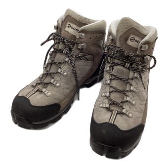 SCARPA (スカルパ) トレッキングシューズ メンズ SIZE 43 グレー×ブラウン カスタムインソール仕様(Super Feet) GORE-TEX カイラッシュGTX