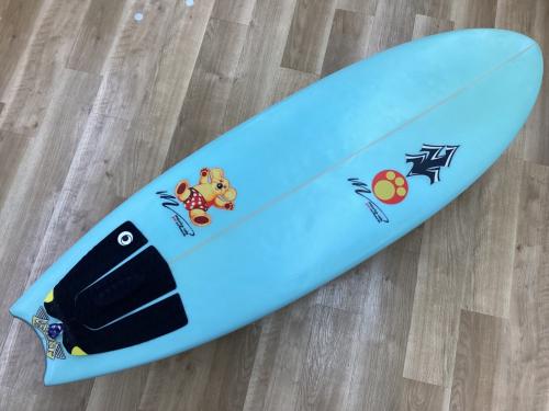 MAURICE COLE ショートボード 5'5"/20 7/8"×2 5/16 ブルー @ HIPSTER-T 5フィンタイプ ムーンテール