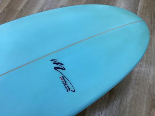 MAURICE COLE ショートボード 5'5"/20 7/8"×2 5/16 ブルー @ HIPSTER-T 5フィンタイプ ムーンテール