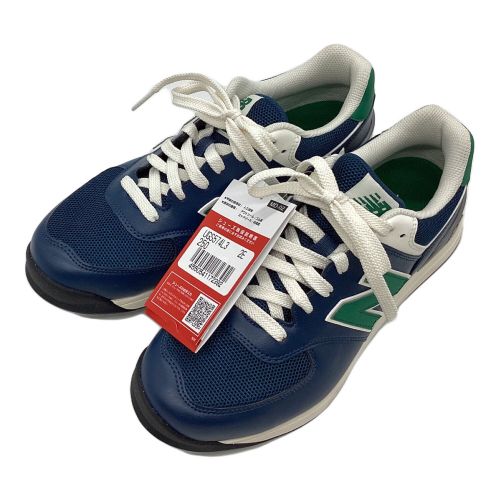 NEW BALANCE (ニューバランス) ゴルフシューズ メンズ SIZE 25cm ネイビー×グリーン スパイクレスゴルフシューズ 574 v3 SL L3 UGS574L3