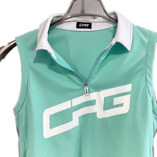 CPG GOLF (シーピージー ゴルフ) ゴルフウェア(トップス) レディース SIZE 2(L) スカイブルー×グレー バイカラーワンピース ワンピース 1107-22108