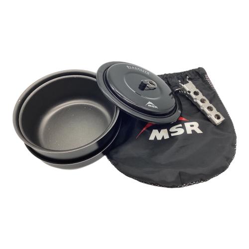 MSR (エムエスアール) クッカー ケース付き 廃盤品 BLACKLITE ノンスティッククックセット