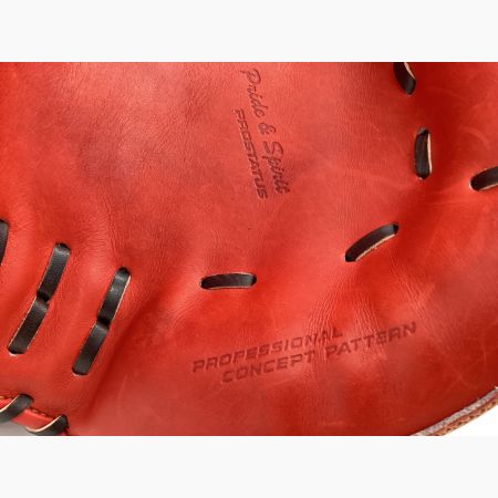 ZETT (ゼット) 軟式グローブ レッド プロステイタス キャッチャー