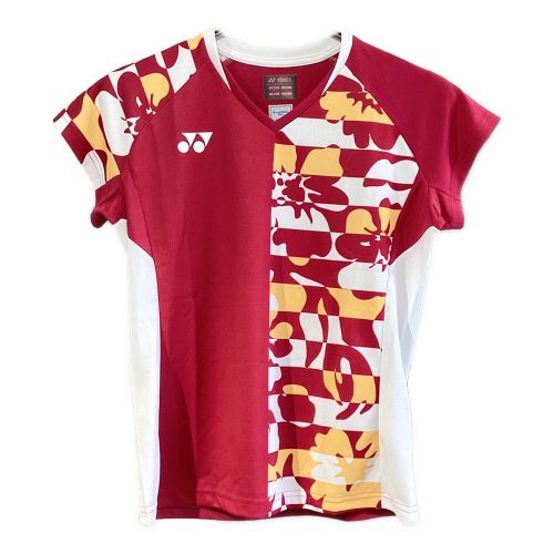 YONEX (ヨネックス) テニスウェア レディース SIZE L ピンク×ホワイト（レディッシュローズ） 2023年春夏モデル  ウィメンズゲームシャツ 20702 ＠