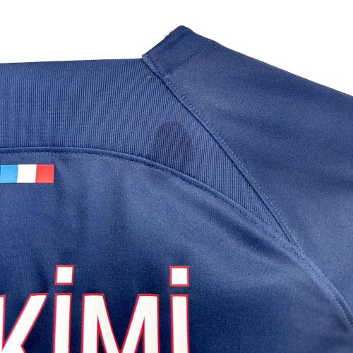 NIKE (ナイキ) サッカーユニフォーム SIZE L ネイビー×レッド パリサンジェルマン 23/24 ユニフォーム ホーム  アクラフ・ハキミ PARIS SAINT-GERMAIN DX2694-411