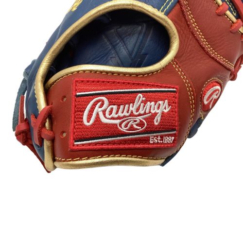 RAWLINGS (ローリングス) 軟式グローブ ハイパーテック R2G ファーストミット GR9FHTC3ACD レッド×ネイビー