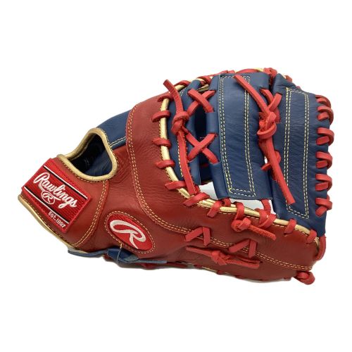 RAWLINGS (ローリングス) 軟式グローブ ハイパーテック R2G ファーストミット GR9FHTC3ACD レッド×ネイビー