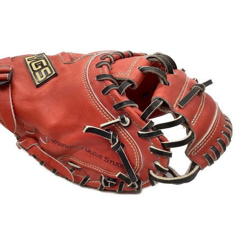 YGS (山本グラブスタジオ) 硬式グローブ キャッチャーミット TG Leather 山本グラブスタジオ プロライン  912V レッド