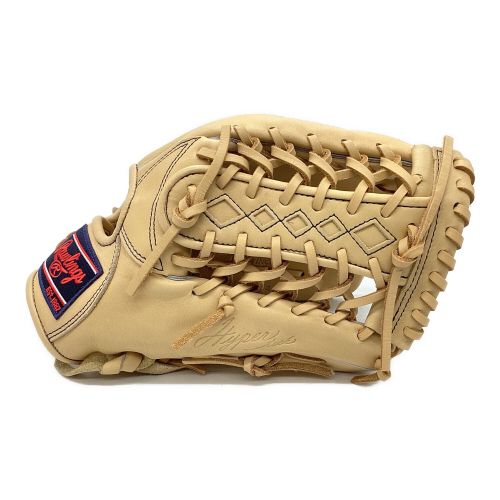 RAWLINGS (ローリングス) 軟式グローブ ベージュ 小指2本入れ ハイパーテックDEEP WELL POCKET 外野手用 GR3FHTDW7