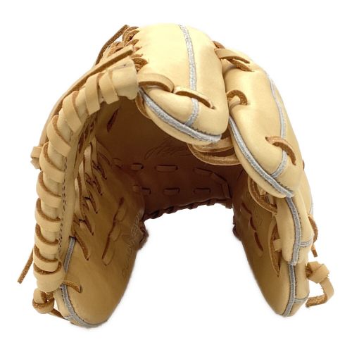 RAWLINGS (ローリングス) 軟式グローブ ベージュ 小指2本入れ ハイパーテックDEEP WELL POCKET 外野手用 GR3FHTDW7