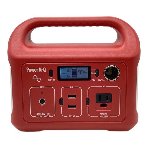 PowerArQ ポータブル電源 レッド 346Wh Smart Tap HTE032311A-RD