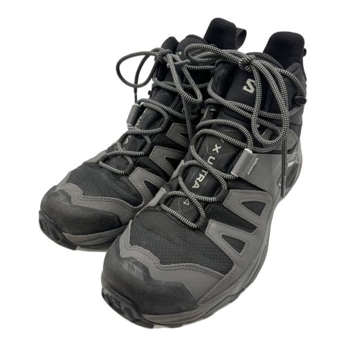 SALOMON (サロモン) トレッキングシューズ メンズ SIZE 26.5cm ブラック×グレー ミドルカット GORE-TEX X ULTRA 4 MID GTX