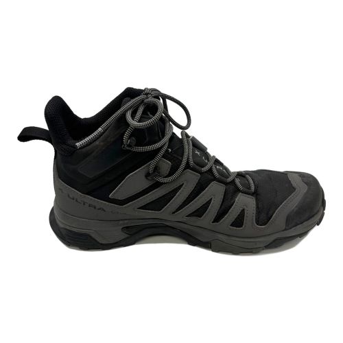 SALOMON (サロモン) トレッキングシューズ メンズ SIZE 26.5cm ブラック×グレー ミドルカット GORE-TEX X ULTRA 4 MID GTX