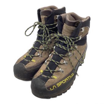 LA SPORTIVA (スポルティバ) トレッキングシューズ メンズ SIZE 26cm ブラウン×ブラック ハイカット(ハードソール) GORE-TEX トランゴアルプエボGTX