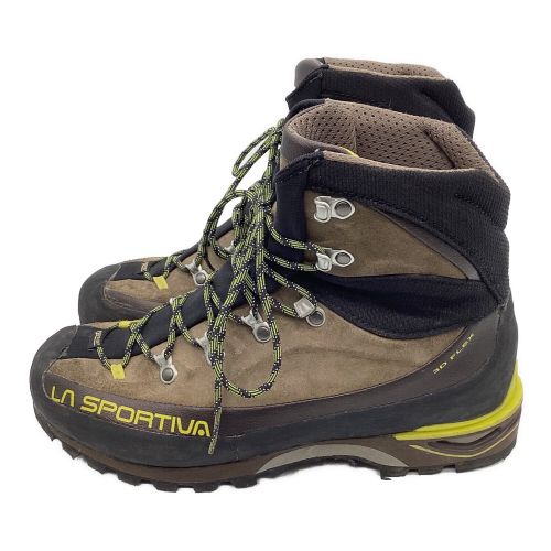 LA SPORTIVA (スポルティバ) トレッキングシューズ メンズ SIZE 26cm ブラウン×ブラック ハイカット(ハードソール) GORE-TEX トランゴアルプエボGTX