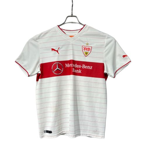 シュツットガルト サッカーユニフォーム SIZE L ホワイト×レッド 酒井高徳【2】2013 PUMA