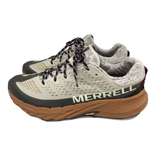 MERRELL (メレル) トレランシューズ アジリティーピーク5 メンズ SIZE 28cm ベージュ×グレー  J067767