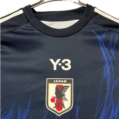 adidas (アディダス) サッカーユニフォーム 11 SIZE XL ネイビー×ホワイト ＠ Y-3 日本代表2024 ホーム レプリカ ユニフォーム IU0964