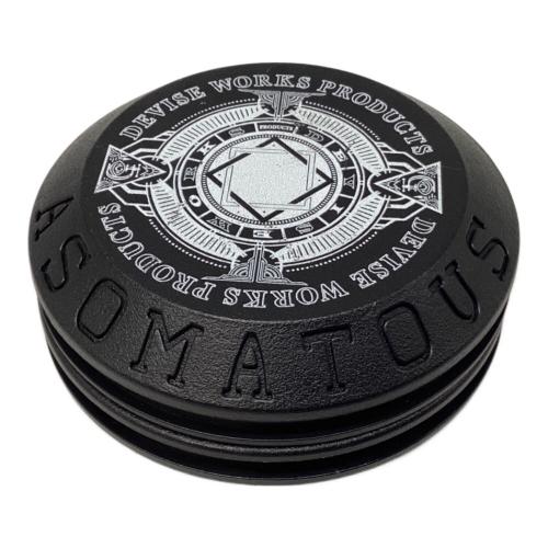 ASOMATOUS フック ブラック 紋章柄 ＠ DEVISE WORKS ハングバーガー