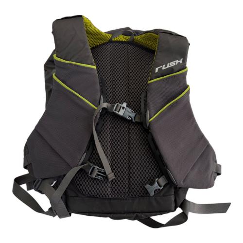 PAAGO WORKS (パーゴワークス) バックパック 20L グレー×グリーン RUSH20 背面長40cm以下 トレラン用