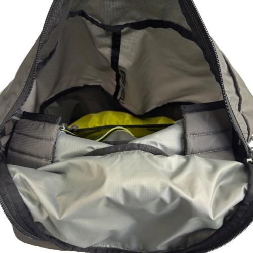 PAAGO WORKS (パーゴワークス) バックパック 20L グレー×グリーン RUSH20 背面長40cm以下 トレラン用