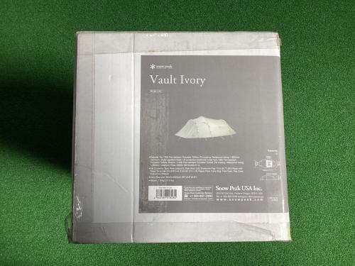 Snow peak (スノーピーク) ドームテント SDE-080-IV-US ヴォールト アイボリー 約530×300×150㎝ 2～4人用