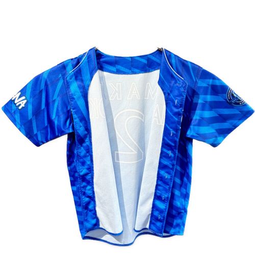 横浜DeNAベイスターズ (ベイスターズ) 応援グッズ SIZE M ブルー 牧 秀悟【2】 ユニフォーム 2024年ビジターユニフォーム ハイクオリティーレプリカユニフォーム