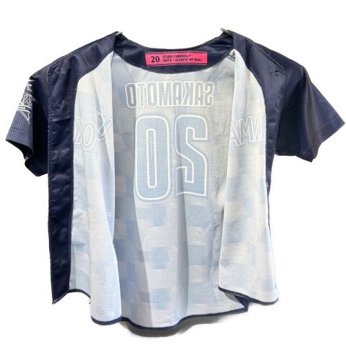 横浜DeNAベイスターズ (ベイスターズ) 応援グッズ SIZE M ネイビー 坂本 裕哉【20】横浜Fマリノスコラボ ユニフォーム 2022年I☆YOKOHAMAシリーズユニフォーム