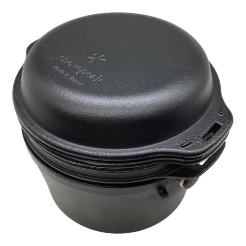 Snow peak (スノーピーク) ダッチオーブン ケース付 CS-550 コンボダッチデュオ