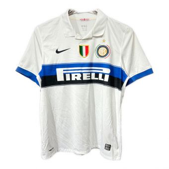 インテル サッカーユニフォーム(トップス) メンズ SIZE L ホワイト サネッティ【4】 2009-2010アウェイユニフォーム