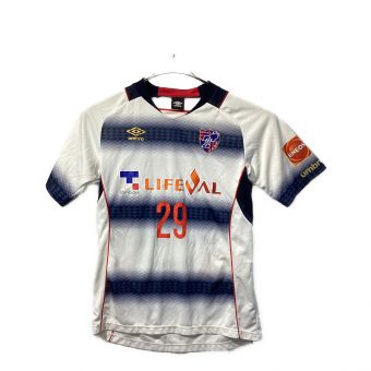 FC東京(エフシートウキョウ)  サッカーユニフォーム メンズ SIZE XL ホワイト×ネイビー FC東京 2015 アウェイレプリカユニフォーム  吉本一謙【29】 UMBRO (アンブロ) UDS6519A