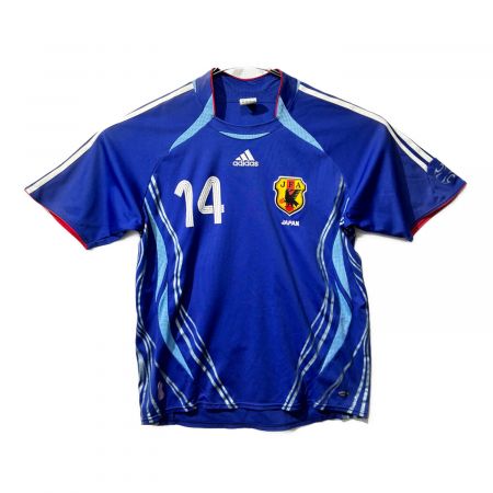 adidas (アディダス) サッカーユニフォーム ブルー 2006年 ホームユニフォーム 三都主アレサンドロアレックス【14】 日本代表  818189｜トレファクONLINE