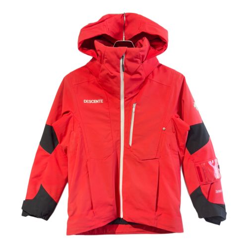 DESCENTE (デサント) スキーウェア(セット) レディース SIZE SSS レッド S.I.Oセットアップ キッズとしても 背面ヨゴレ有