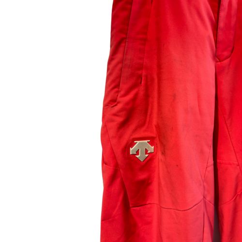 DESCENTE (デサント) スキーウェア(セット) レディース SIZE SSS レッド S.I.Oセットアップ キッズとしても 背面ヨゴレ有