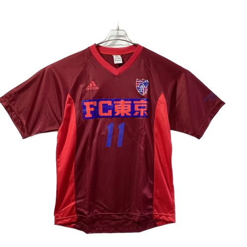 FC東京 (エフシートウキョウ) サッカーユニフォーム SIZE L エンジ 阿部 吉朗【11】2004年スペイン遠征ユニフォーム adidas