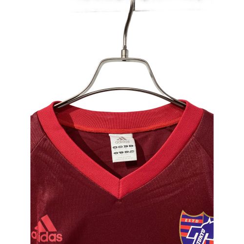 FC東京 (エフシートウキョウ) サッカーユニフォーム SIZE L エンジ 阿部 吉朗【11】2004年スペイン遠征ユニフォーム adidas