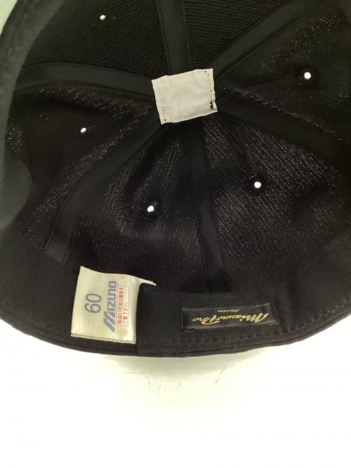 千葉ロッテマリーンズ (チバロッテマリーンズ) 応援グッズ SIZE 60 ブラック 2005年フルスイングワッペン付  帽子 プロ仕様モデル