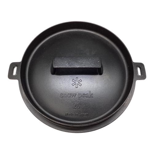 Snow peak (スノーピーク) ダッチオーブン 和鉄ダッチオーブン26