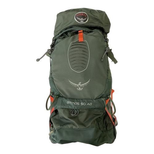 OSPREY (オスプレー) バックパック 50L グリーン 旧ロゴ アトモス50AG 背面長 51cm以上 50L～(テント泊)
