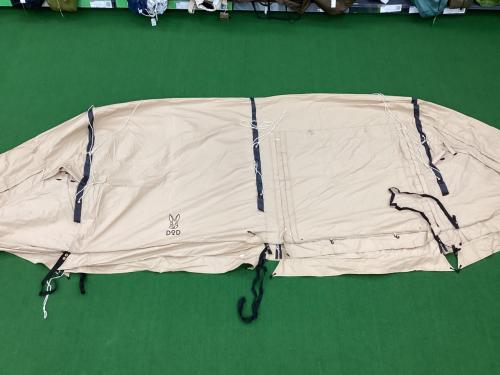 DOD (ディーオーディー) ソロテント T2-604-TN カマボコテントソロ 約450×170×120(h)cm 1～2人用 TC素材