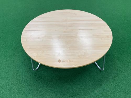 Snow peak (スノーピーク) アウトドアテーブル LV-071T ワンアクションちゃぶ台竹M