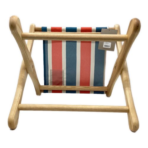 NATAL DESIGN (ネイタルデザイン) ファニチャーアクセサリー レッド×ブルー KC-003 EI STOOL CHAIR RETRO STRIPE