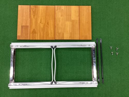 Snow peak (スノーピーク) アウトドアテーブル 自作補強フレーム付 CK